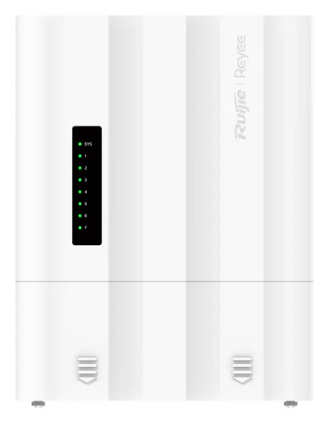 Reyee RG-ES207GS-PI-OD 5 Port Gigabit PoE 2×SFP Dış Ortam Yönetilebilir Switch