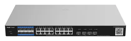 Reyee RG-NBF5200M-8FS16GT4XS 8 Port PON 16×Gigabit 4×10G SFP+ L3 Yönetilebilir Switch