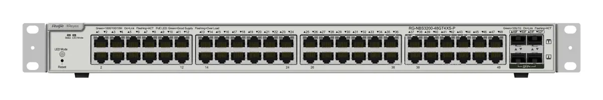 Reyee RG-NBS3200-48GT4XS-P 48 Port Gigabit PoE+ 4×10G SFP+ L2+ Yönetilebilir Switch