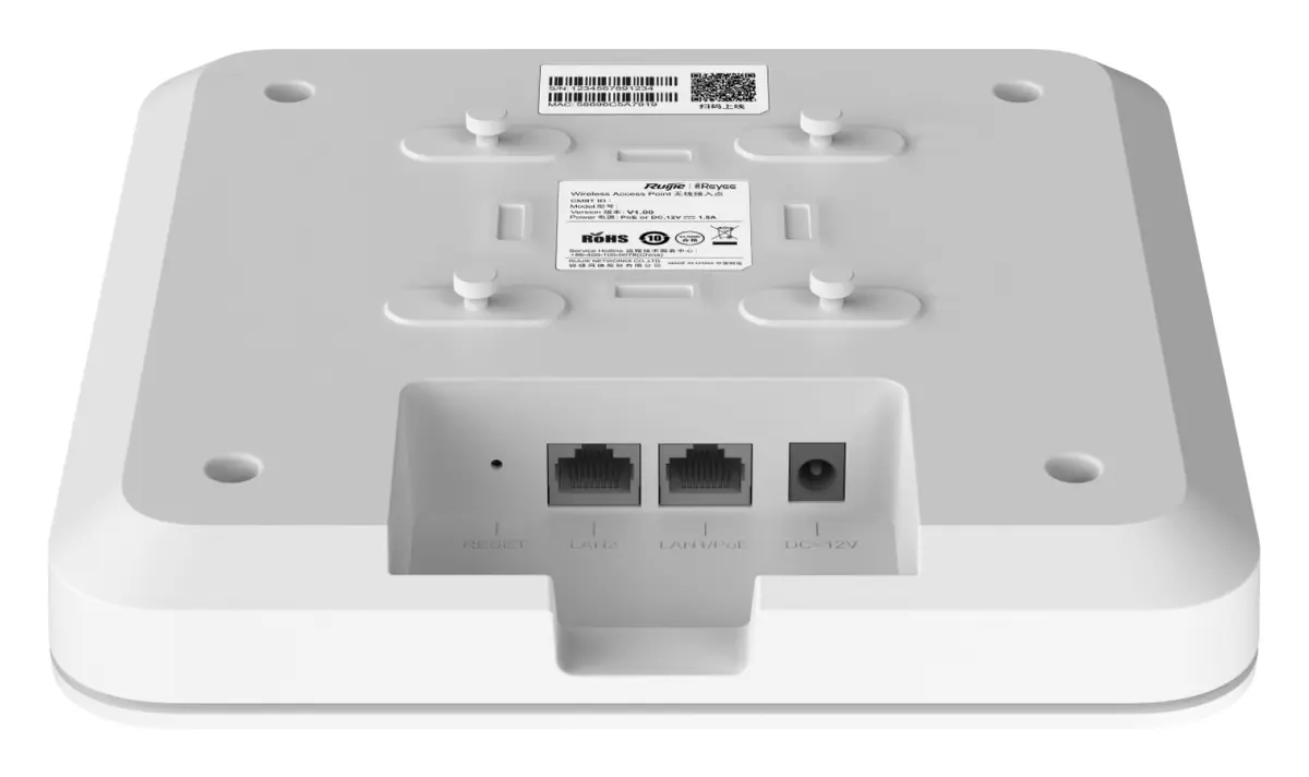Reyee RG-RAP2260(E) Wi-Fi 6 AX3200 Çift Bant Tavan Tipi Access Point görsel 4