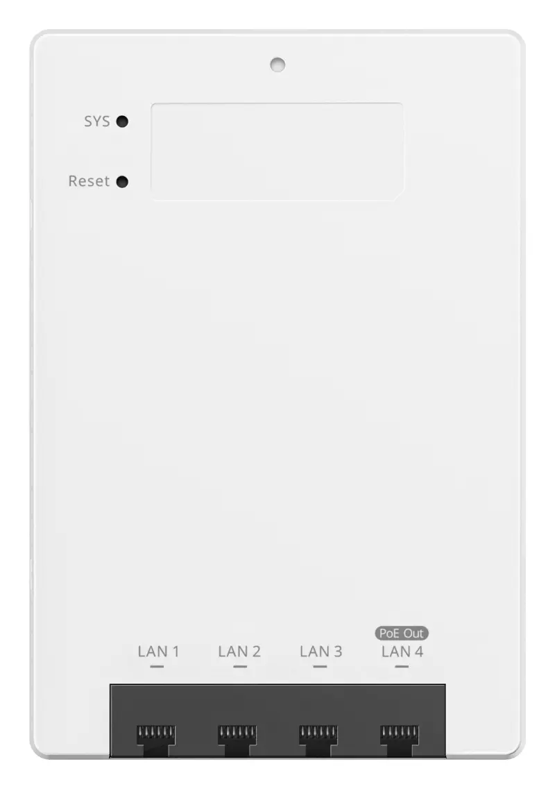 Reyee RG-RAP72-WALL Wi-Fi 7 BE3600 Çift Bant PoE Çıkışlı Duvar Tipi Access Point görsel 5