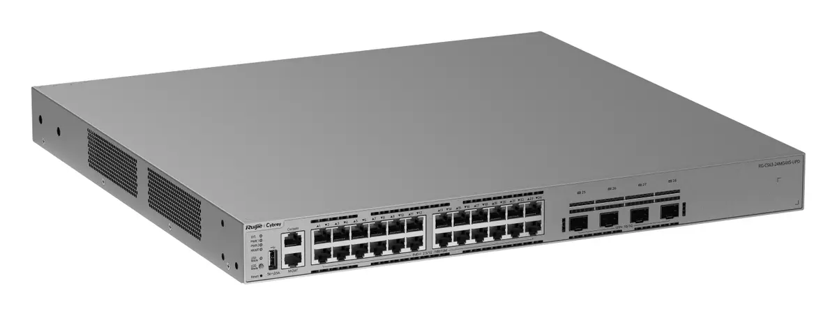 Ruijie RG-CS63-24MG4XS-UPD 24 Port 2.5G Multi-Gigabit PoE++ 4×10G SFP+ L3 Yönetilebilir Switch görsel 3