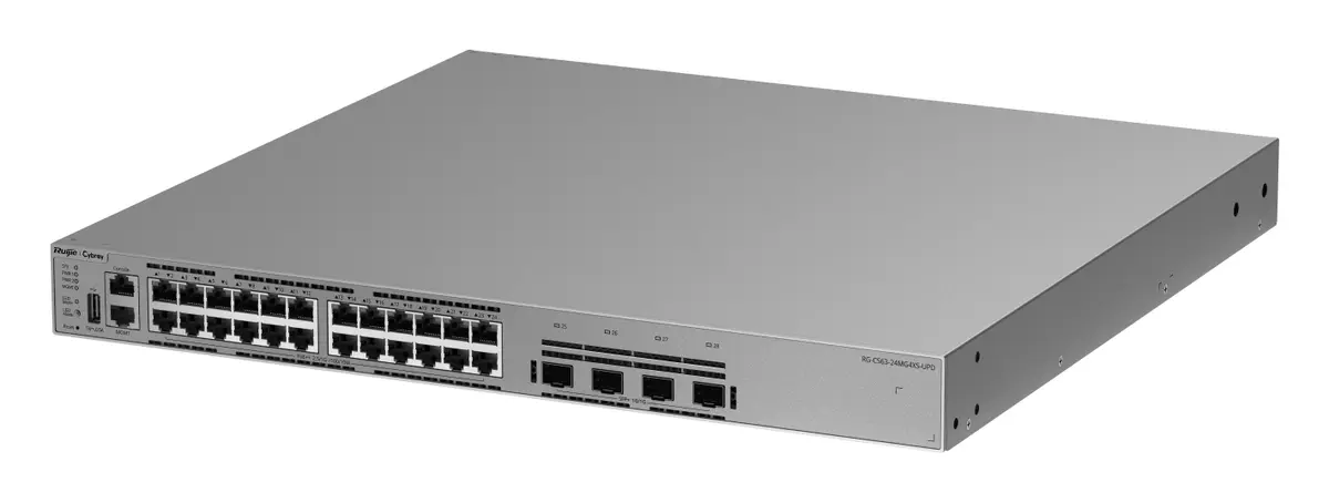 Ruijie RG-CS63-24MG4XS-UPD 24 Port 2.5G Multi-Gigabit PoE++ 4×10G SFP+ L3 Yönetilebilir Switch görsel 4
