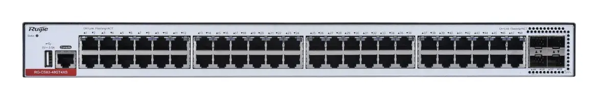 Ruijie RG-CS83-48GT4XS 48 Port Gigabit 4×10G SFP+ L3 Yönetilebilir Switch — görsel 6