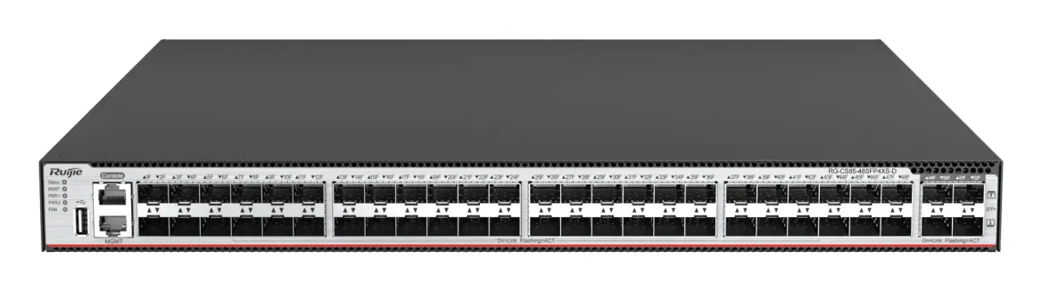 Ruijie RG-CS85-48SFP4XS-D 48 Port Gigabit SFP 4×10G SFP+ L3 Yönetilebilir Switch
