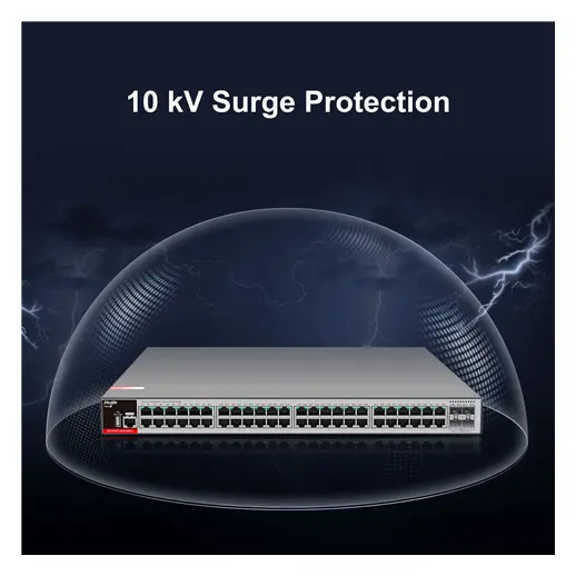 Ruijie RG-S2915-48GT4MS-L 48 Port Gigabit 4×2.5G SFP L2+ Yönetilebilir Switch görsel 3
