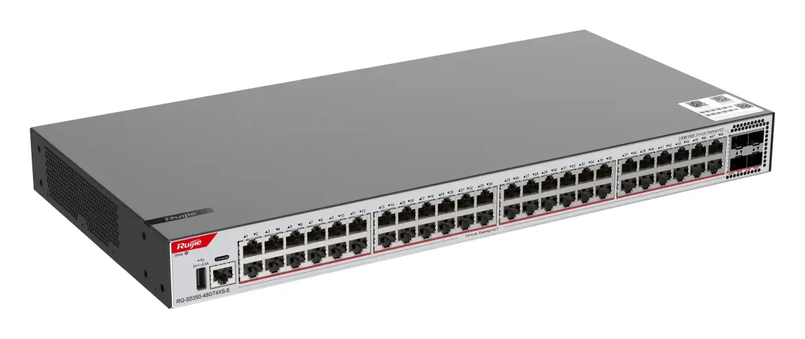 Ruijie RG-S5350-48GT4XS-E 48 Port Gigabit 4×10G SFP+ L3 Yönetilebilir Switch — görsel 2