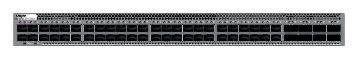 Ruijie RG-S6160-48VS8CQ-X 48 Port 25G SFP28 8×100G QSFP28 L3 Yönetilebilir Switch görsel 2