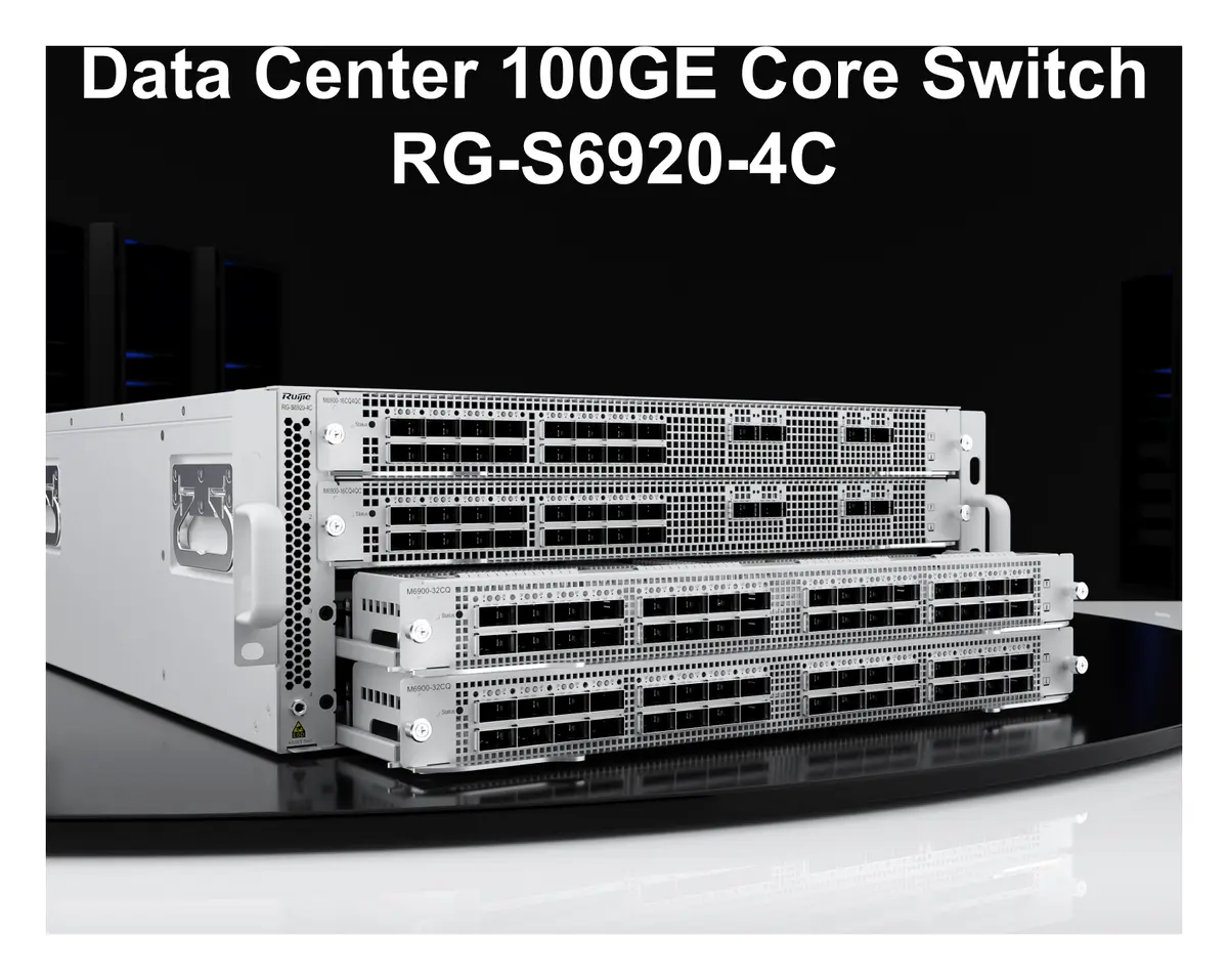Ruijie RG-S6920-4C 4 Slot Modüler Veri Merkezi Switch görsel 2