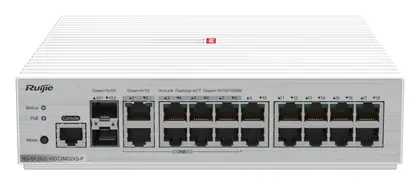 Ruijie RG-SF2920-16GT2MG2XS-P 16 Port Gigabit PoE+ 2×2.5G 2×10G SFP+ Yönetilebilir Switch