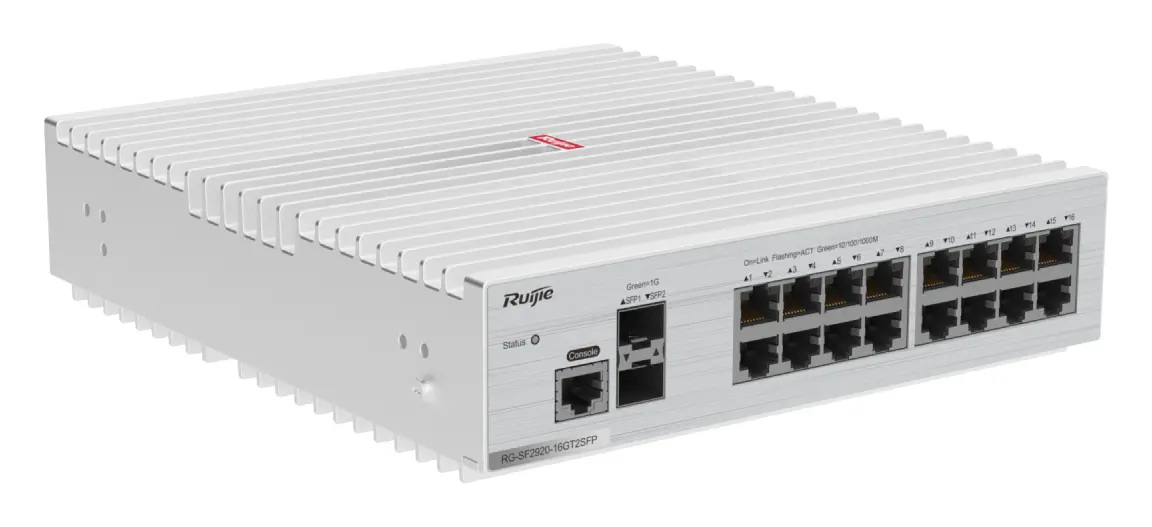 Ruijie RG-SF2920-16GT2SFP 16 Port Gigabit 2×SFP Yönetilebilir Switch görsel 2