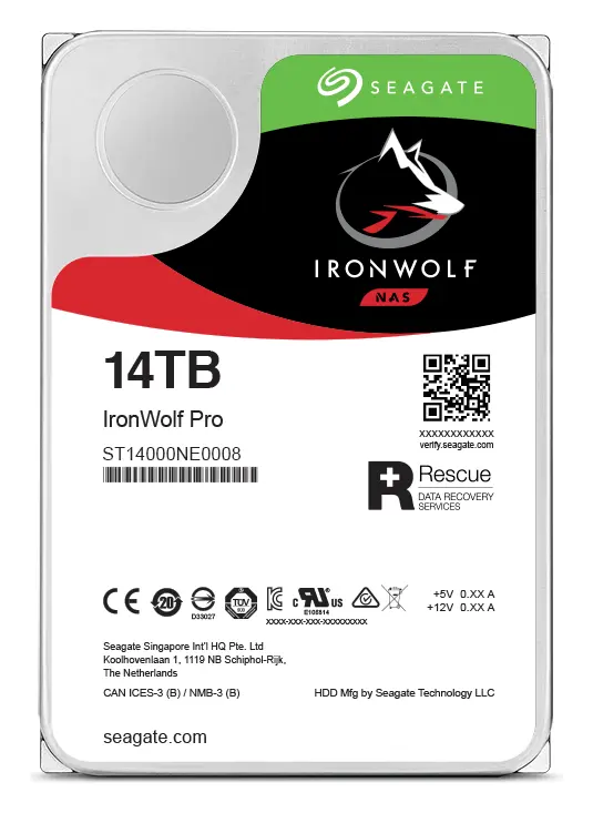 Seagate IronWolf Pro 14TB 3.5" SATA NAS Diski (ST14000NT001) görsel 4