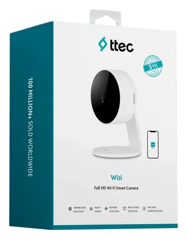 TTEC 2AGK03 Wizi 3MP Wi-Fi Akıllı Kamera — görsel 6