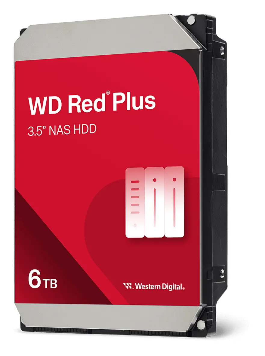 WD Red Plus 6TB 3.5" SATA NAS Diski (WD60EFPX)