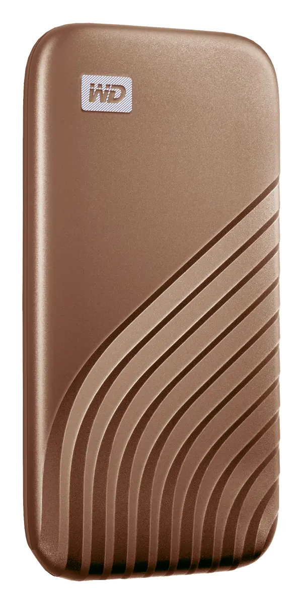WD My Passport SSD 2TB USB 3.2 Pembe Altın Harici Disk (WDBAGF0020BGD-WESN) görsel 2