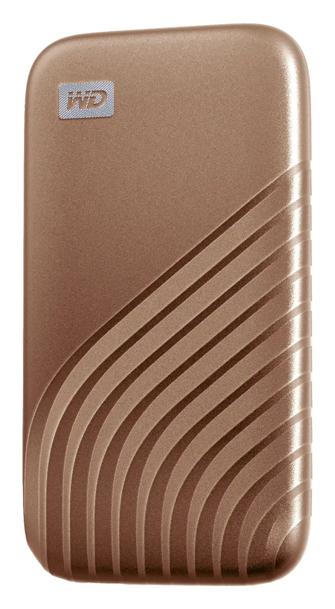 WD My Passport SSD 2TB USB 3.2 Pembe Altın Harici Disk (WDBAGF0020BGD-WESN) görsel 3