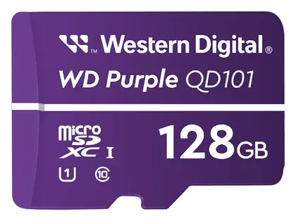 WD Purple QD101 128GB microSD Hafıza Kartı (WDD128G1P1C)