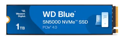 WD Blue SN5000 1TB M.2 2280 NVMe PCIe Gen4 SSD (WDS100T4B0E)