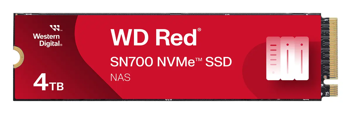 WD Red SN700 4TB M.2 2280 NVMe PCIe Gen3 SSD (WDS400T1R0C)