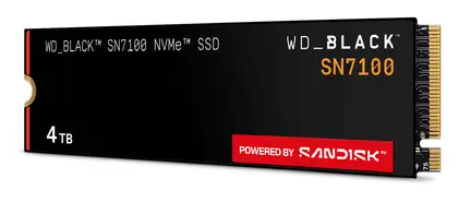 WD_BLACK SN7100 4TB M.2 2280 NVMe PCIe Gen4 SSD (WDS400T4X0E)