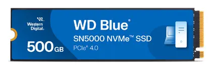 WD Blue SN5000 500GB M.2 2280 NVMe PCIe Gen4 SSD (WDS500G4B0E)