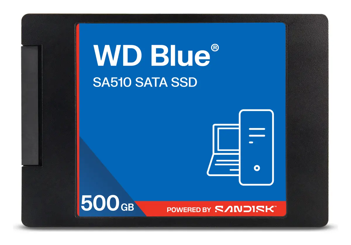 WD Blue SA510 500GB 2.5" SATA SSD (WDS500G5B0A)