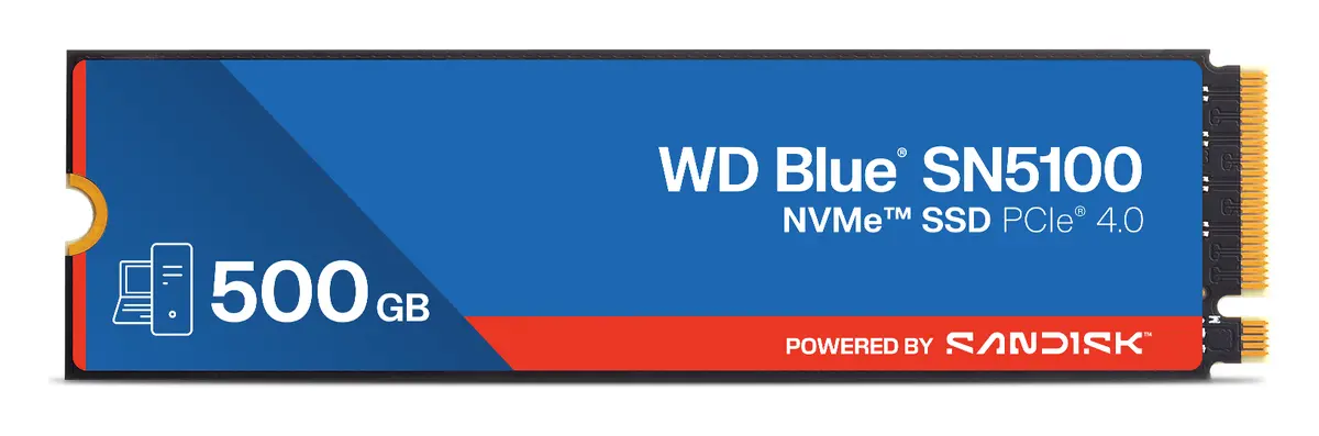 WD Blue SN5100 500GB M.2 2280 NVMe SSD (WDS500G5B0E)