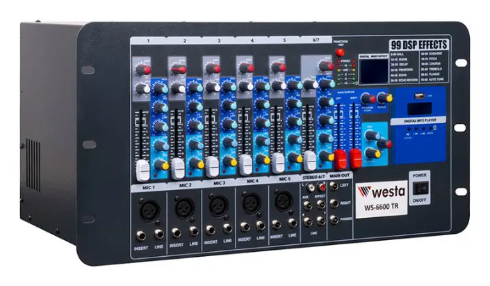 Westa WS-6600 Mikser Amfi — görsel 2